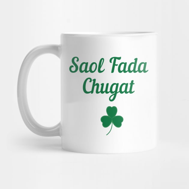 Irish Blessing Gift Irish Gaeilge Ireland Lover Gifts Saol Fada Chugat by InnerMagic